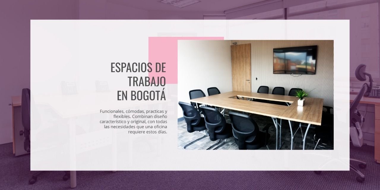 oficinas temporales amobladas en bogota